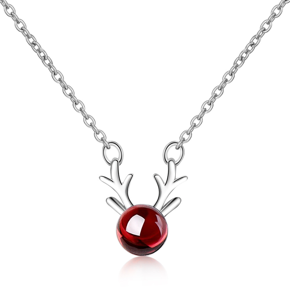 hot sales 925 sterling silver lady pretty necklace