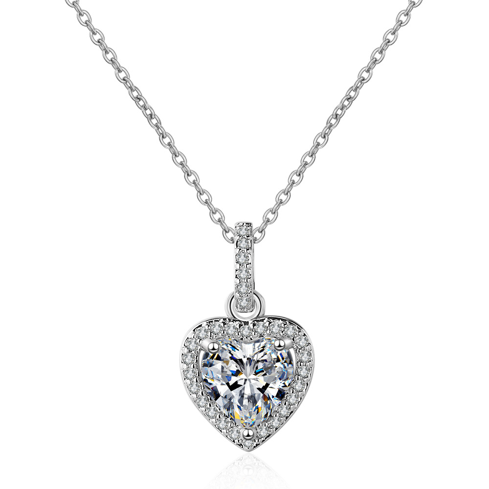 hot sales 925 sterling silver lady pretty necklace