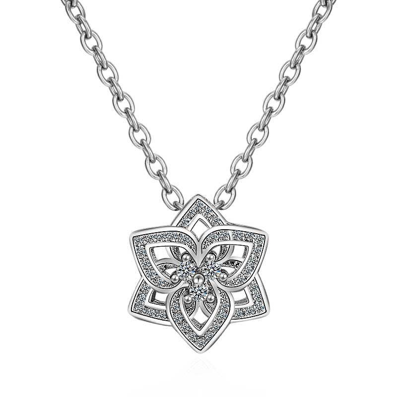 hot sales 925 sterling silver lady pretty necklace + pendant