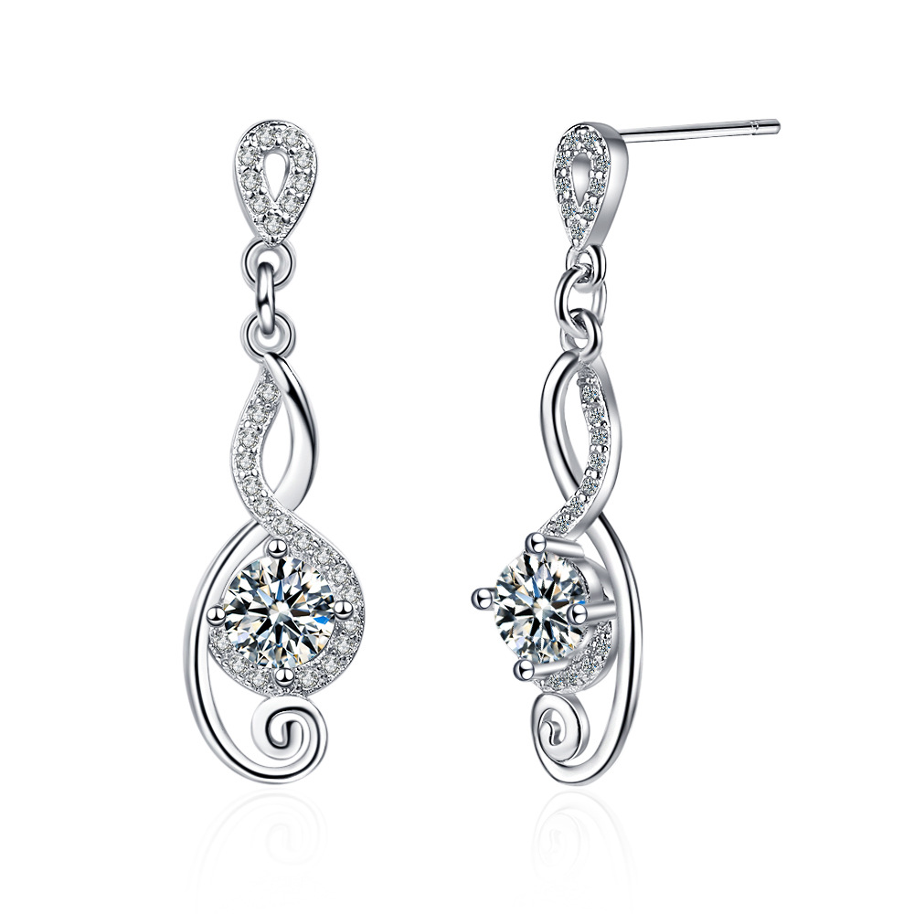 2024 new design 925 sterling silver earrings style 1 pieces Fashion Style