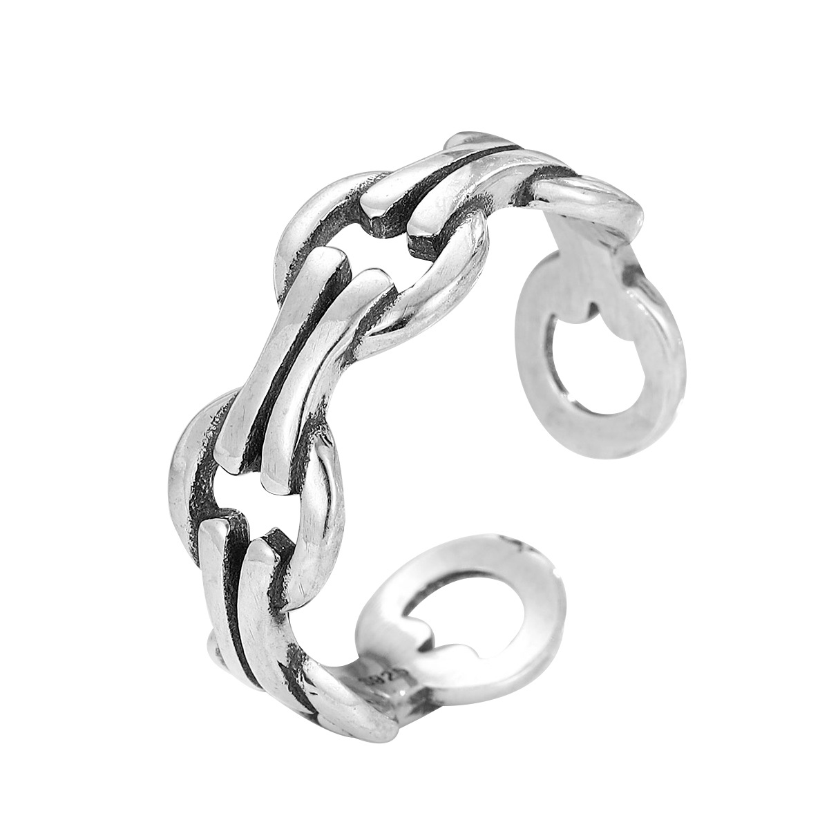 2024 new design 925 Sterling Silver Couple's Ring 1 pieces