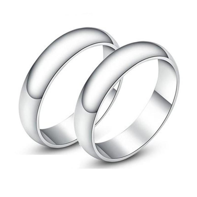 2024 new design 925 Sterling Silver Couple's Ring 1 pair