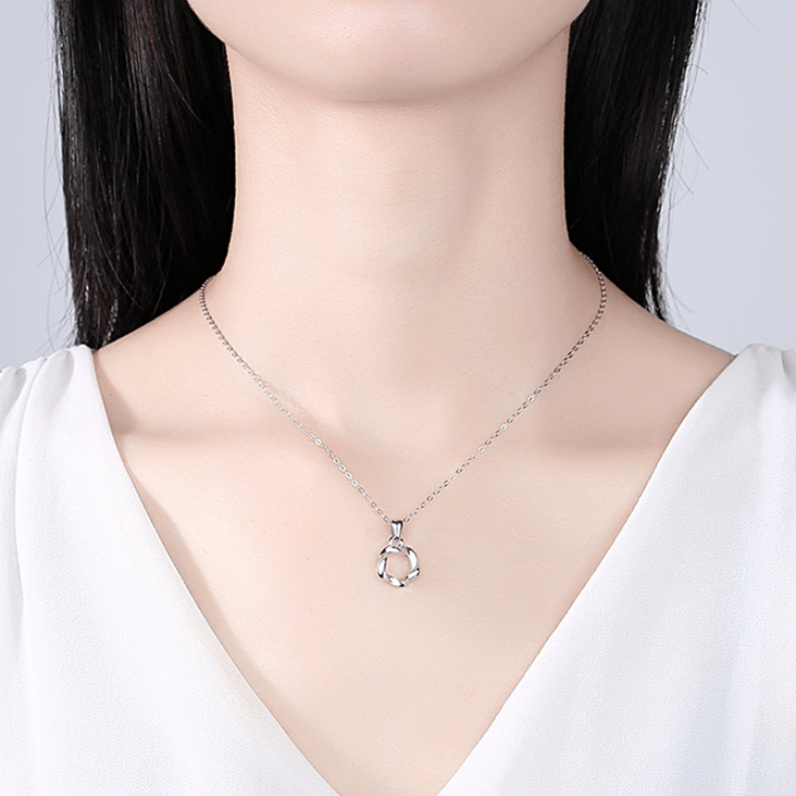 Silver jewelry new jewelry 925 sterling silver puzzle design necklace